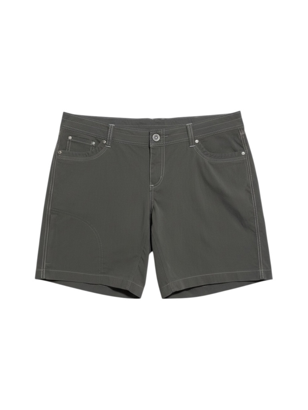 KÜHL Free Range Shorts Women’s 14 Grey Hiking Outdoor UPF 50